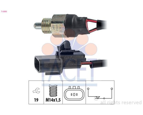 Brytare, backljus Made in Italy - OE Equivalent