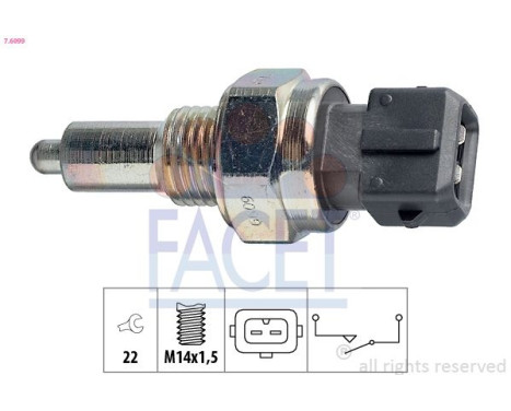 Brytare, backljus Made in Italy - OE Equivalent