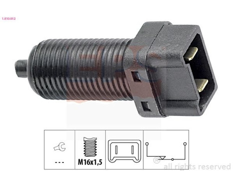 Bromsljuskontakt Made in Italy - OE Equivalent 1.810.012 EPS Facet