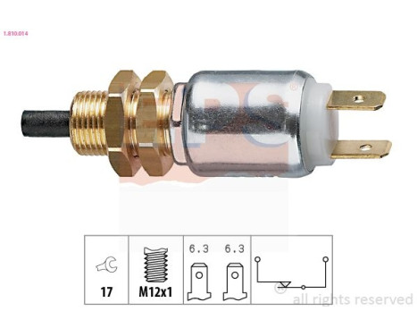 Bromsljuskontakt Made in Italy - OE Equivalent 1.810.014 EPS Facet