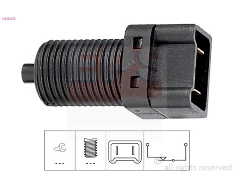 Bromsljuskontakt Made in Italy - OE Equivalent 1.810.075 EPS Facet