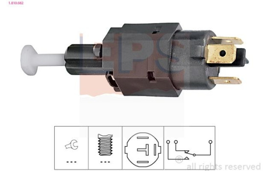 Bromsljuskontakt Made in Italy - OE Equivalent 1.810.082 EPS Facet