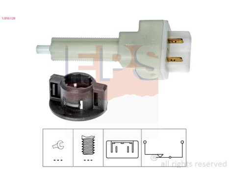 Bromsljuskontakt Made in Italy - OE Equivalent 1.810.129 EPS Facet