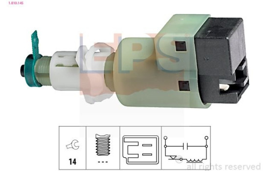 Bromsljuskontakt Made in Italy - OE Equivalent 1.810.145 EPS Facet