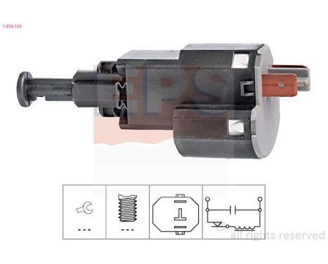 Bromsljuskontakt Made in Italy - OE Equivalent 1.810.155 EPS Facet