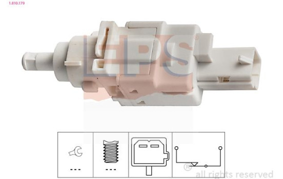 Bromsljuskontakt Made in Italy - OE Equivalent 1.810.179 EPS Facet