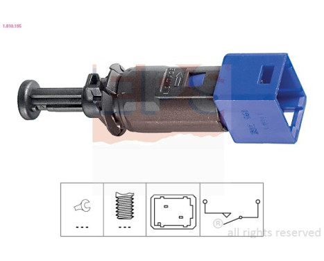 Bromsljuskontakt Made in Italy - OE Equivalent 1.810.195 EPS Facet