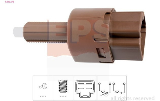 Bromsljuskontakt Made in Italy - OE Equivalent 1.810.276 EPS Facet