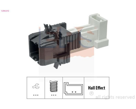 Bromsljuskontakt Made in Italy - OE Equivalent 1.810.312 EPS Facet