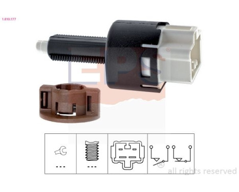 Bromsljuskontakt Made in Italy - OE Equivalent 1810177 EPS Facet