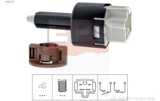 Bromsljuskontakt Made in Italy - OE Equivalent 1810177 EPS Facet