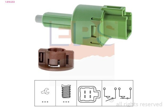 Bromsljuskontakt Made in Italy - OE Equivalent 1810254 EPS Facet