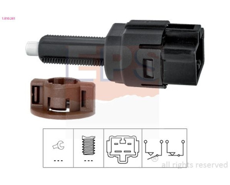 Bromsljuskontakt Made in Italy - OE Equivalent 1810261 EPS Facet