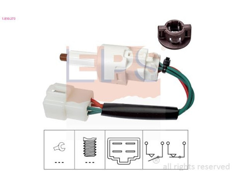 Bromsljuskontakt Made in Italy - OE Equivalent 1810273 EPS Facet