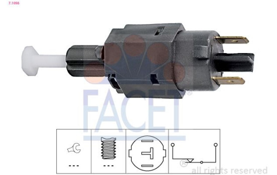 Bromsljuskontakt Made in Italy - OE Equivalent 7.1098 Facet