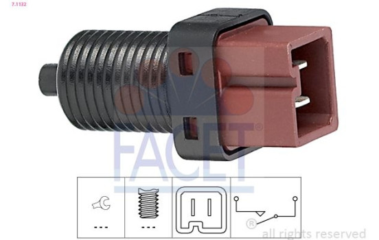 Bromsljuskontakt Made in Italy - OE Equivalent 7.1132 Facet
