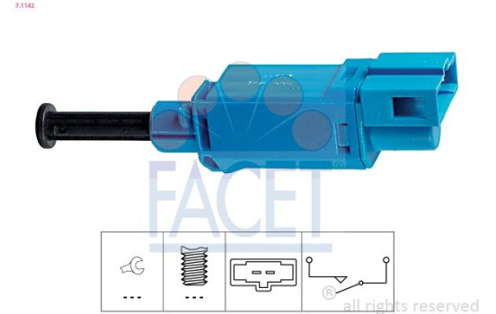 Bromsljuskontakt Made in Italy - OE Equivalent 7.1142 Facet