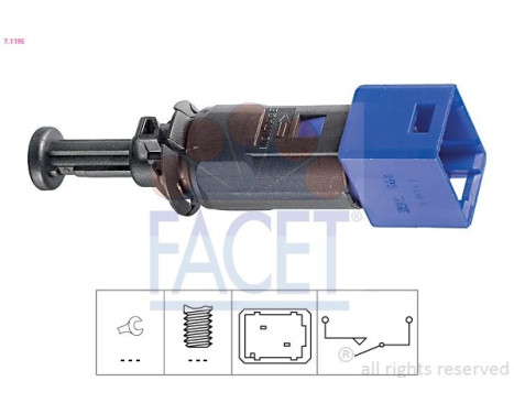 Bromsljuskontakt Made in Italy - OE Equivalent 7.1195 Facet