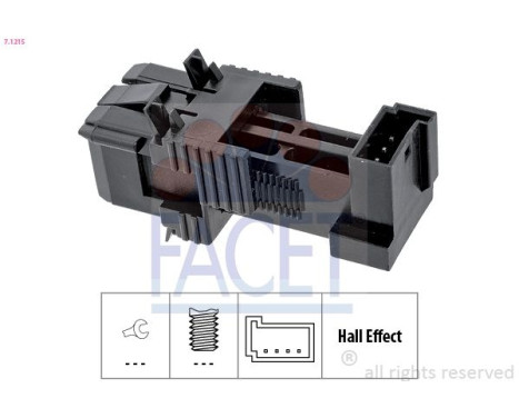 Bromsljuskontakt Made in Italy - OE Equivalent 7.1215 Facet