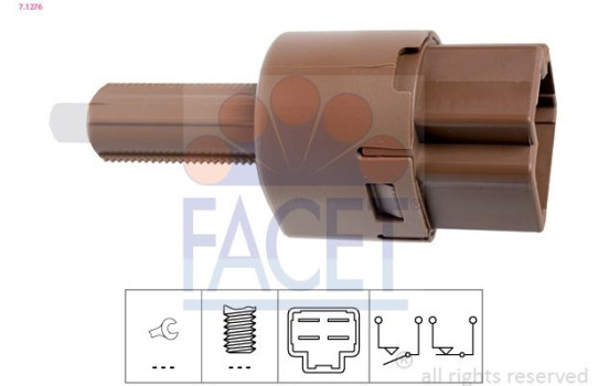 Bromsljuskontakt Made in Italy - OE Equivalent 7.1276 Facet