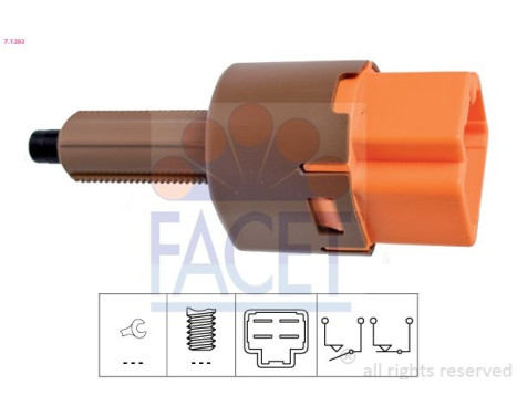Bromsljuskontakt Made in Italy - OE Equivalent 7.1282 Facet