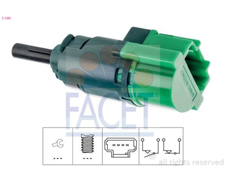 Bromsljuskontakt Made in Italy - OE Equivalent 7.1283 Facet
