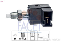 Bromsljuskontakt Made in Italy - OE Equivalent 7.1300 Facet