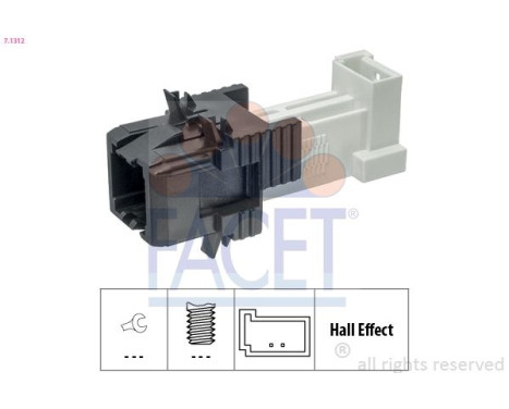 Bromsljuskontakt Made in Italy - OE Equivalent 7.1312 Facet