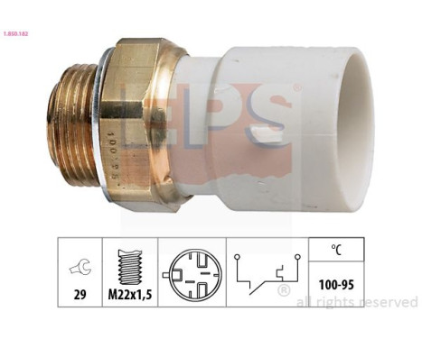 Termokontakt, kylarfläkt Made in Italy - OE Equivalent 1.850.182 EPS Facet