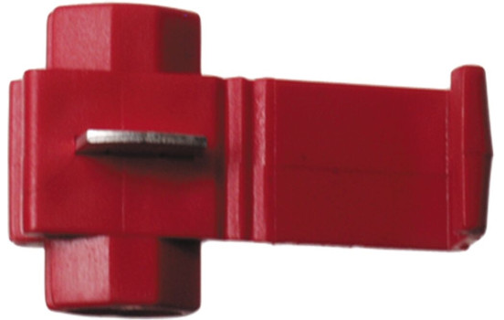 Grenkoppling 0,5 - 0,75 mm² Röd (4 stycken)