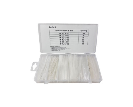 Sortiment Krympslang transparent 150 st, bild 2