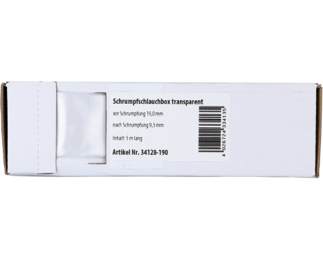 Värmekrympslang transparent Ø 19,0 mm / Längd 5 meter