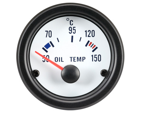 Prestanda Instrument Oljetemperatur 50-150C Vit 52mm, bild 2