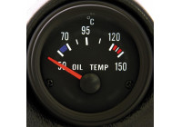 Svart Performance temperatur 50-150C Instrument Oil 52mm