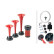 Bocina de compresor de 3 tonos 12 V 118 dB