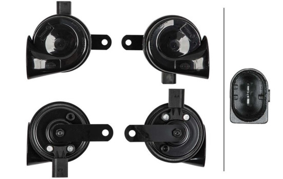 TROMPETA BOCINAS 12V 400Hz/500Hz 3FH, Imagen 3