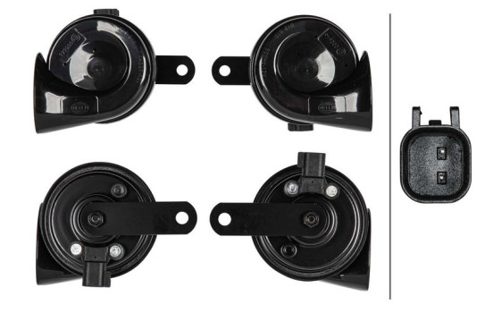 TROMPETA BOCINAS 12V 400Hz/500Hz 3FH, Imagen 2