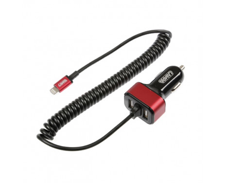 Enchufe de encendedor Red Line de 12/24 voltios USB