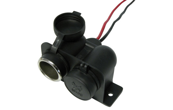 Toma de corriente de superficie impermeable de 2 vías 12/24 V