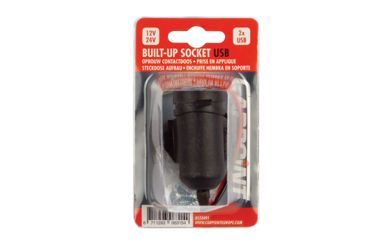 Toma de superficie 2 x USB 2,1 A 12 V/24 V, Imagen 4