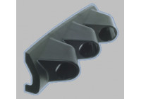 Portamedidores universal 3 agujeros ABS negro