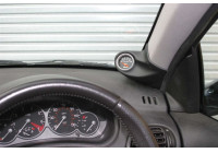 Soporte RGM para pilar A derecho - 1 x 52 mm - Peugeot 206 (excepto CC) - Negro (ABS)