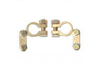 Juego de pinzas para terminales de batería (+) y (-) en blíster