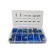 Surtido de conectores de cable azul 280 uds