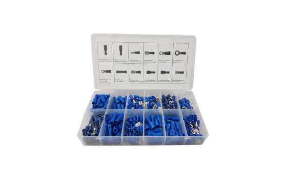 Surtido de conectores de cable azul 280 uds, Imagen 2