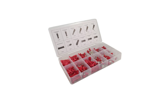 Surtido de conectores de cable rojos 260 uds., Imagen 6