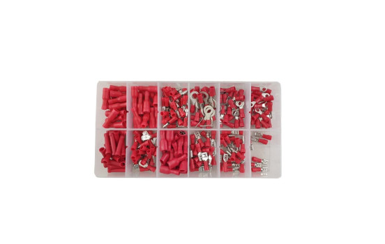 Surtido de conectores de cable rojos 260 uds., Imagen 7