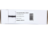 Tubo termorretráctil negro Ø 3,2 mm Ø 1,6 mm Longitud 15 metros