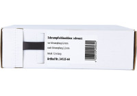Tubo termorretráctil negro Ø 6,4 mm Ø 3,2 mm Longitud 12 metros