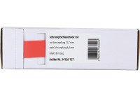 Tubo termorretráctil rojo Ø 12,7 mm / Longitud 8 metros